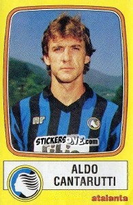 Sticker Aldo Cantarutti - Calciatori 1985-1986 n. 14 - Panini