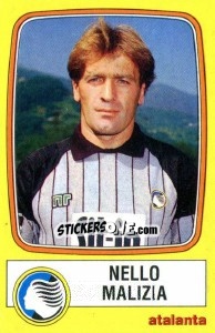 Sticker Nello Malizia - Calciatori 1985-1986 - Panini