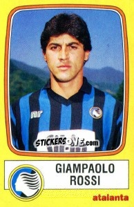 Cromo Giampaolo Rossi - Calciatori 1985-1986 - Panini