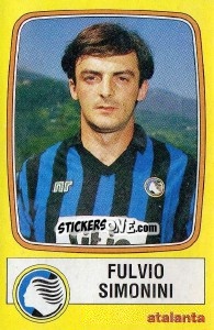 Figurina Fulvio Simonini - Calciatori 1985-1986 - Panini