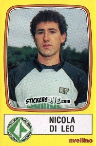 Sticker Nicola Di Leo - Calciatori 1985-1986 - Panini