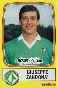 Sticker Giuseppe Zandona' - Calciatori 1985-1986 n. 24 - Panini