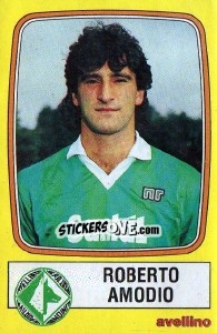 Sticker Roberto Amodio - Calciatori 1985-1986 n. 25 - Panini