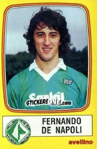 Figurina Fernando De Napoli - Calciatori 1985-1986 - Panini