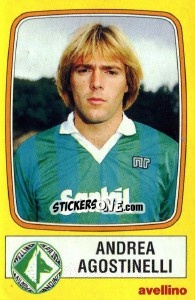 Sticker Andrea Agostinelli - Calciatori 1985-1986 - Panini