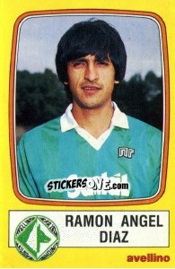 Sticker Ramon Angel Diaz - Calciatori 1985-1986 n. 31 - Panini
