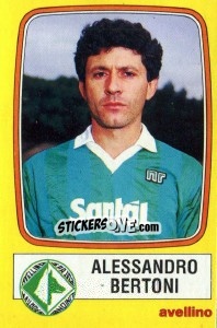 Sticker Alessandro Bertoni - Calciatori 1985-1986 - Panini