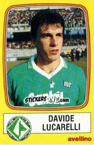 Cromo Davide Lucarelli - Calciatori 1985-1986 - Panini