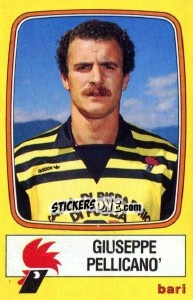 Sticker Giuseppe Pellicano' - Calciatori 1985-1986 - Panini