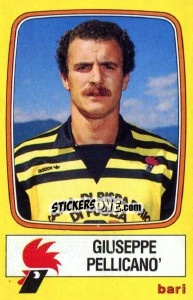 Sticker Giuseppe Pellicano' - Calciatori 1985-1986 n. 39 - Panini