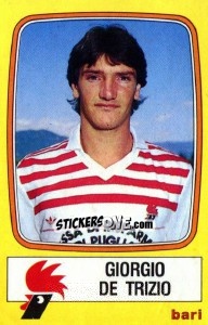 Sticker Giorgio De Trizio - Calciatori 1985-1986 - Panini