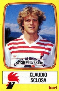 Cromo Claudio Sclosa - Calciatori 1985-1986 - Panini