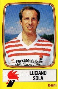 Sticker Liciano Sola - Calciatori 1985-1986 - Panini
