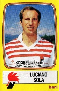 Sticker Liciano Sola - Calciatori 1985-1986 n. 49 - Panini