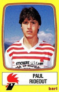 Figurina Paul Rideout - Calciatori 1985-1986 - Panini