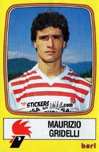 Sticker Maurizio Gridelli - Calciatori 1985-1986 n. 53 - Panini