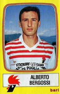 Sticker Alberto Bergossi - Calciatori 1985-1986 - Panini