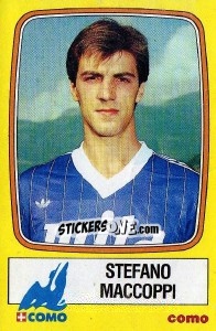 Sticker Stefano Maccoppi - Calciatori 1985-1986 - Panini