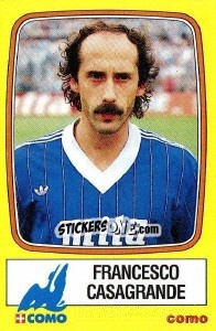 Figurina Francesco Casagrande - Calciatori 1985-1986 - Panini