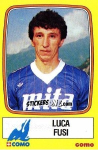 Sticker Luca Fusi - Calciatori 1985-1986 - Panini