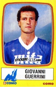 Cromo Giovanni Guerrini - Calciatori 1985-1986 - Panini