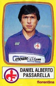 Sticker Daniel Alberto Passarella - Calciatori 1985-1986 - Panini