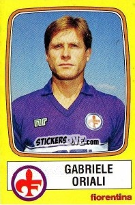 Sticker Gabriele Oriali - Calciatori 1985-1986 n. 81 - Panini