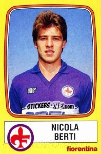 Sticker Nicola Berti - Calciatori 1985-1986 n. 86 - Panini