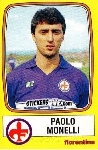 Sticker Paolo Monelli - Calciatori 1985-1986 n. 87 - Panini