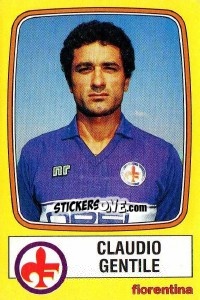 Cromo Claudio Gentile - Calciatori 1985-1986 - Panini
