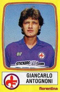 Cromo Giancarlo Antognoni - Calciatori 1985-1986 - Panini