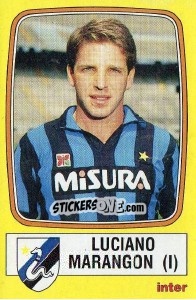 Sticker Luciano Marangon - Calciatori 1985-1986 - Panini