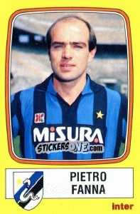 Cromo Pietro Fanna - Calciatori 1985-1986 n. 104 - Panini