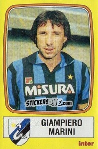 Sticker Giampiero Marini - Calciatori 1985-1986 n. 109 - Panini