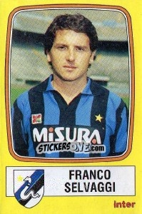 Sticker Franco Selvaggi - Calciatori 1985-1986 n. 111 - Panini
