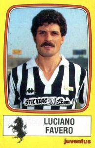 Cromo Luciano Favero - Calciatori 1985-1986 - Panini