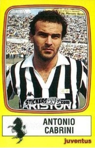 Sticker Antonio Cabrini - Calciatori 1985-1986 n. 115 - Panini