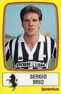 Sticker Sergio Brio - Calciatori 1985-1986 n. 117 - Panini