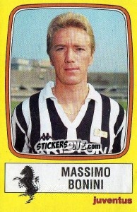 Sticker Massimo Bonini - Calciatori 1985-1986 n. 118 - Panini