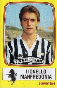 Figurina Lionello Manfredonia - Calciatori 1985-1986 - Panini