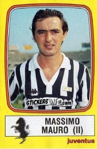 Sticker Massimo Mauro - Calciatori 1985-1986 - Panini