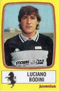 Sticker Liciano Bodini - Calciatori 1985-1986 - Panini