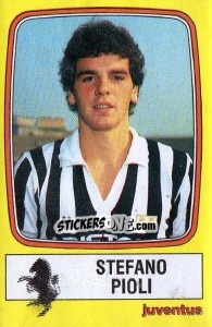 Cromo Stefano Pioli - Calciatori 1985-1986 - Panini