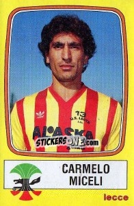 Figurina Carmelo Miceli - Calciatori 1985-1986 - Panini