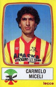 Sticker Carmelo Miceli - Calciatori 1985-1986 n. 135 - Panini