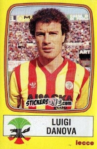Sticker Luigi Danova - Calciatori 1985-1986 - Panini