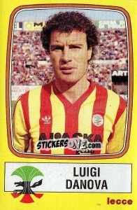 Sticker Luigi Danova - Calciatori 1985-1986 n. 136 - Panini