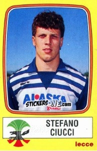 Sticker Stefano Ciucci - Calciatori 1985-1986 n. 144 - Panini