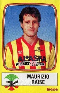 Cromo Maurizio Raise - Calciatori 1985-1986 - Panini