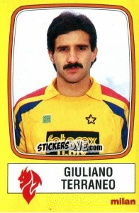 Sticker Giuliano Terraneo - Calciatori 1985-1986 n. 150 - Panini